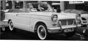 Triumph Herald (1960) - Debüt, Neuheit, günstiges Cabriolet in der Preisklasse bis 10'000 Franken - Genfer Autosalon 1960