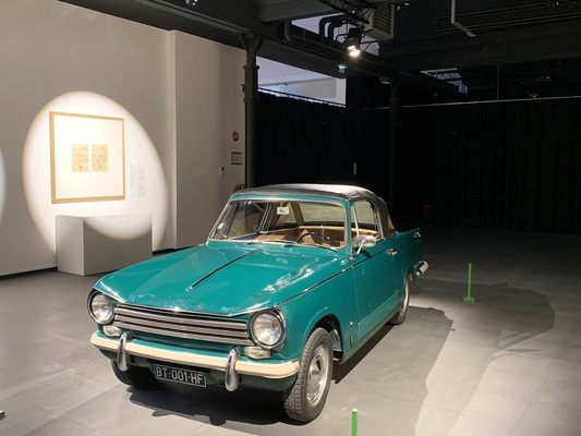 Triumph Herald – Die Schwarze Insel – Tim und Struppi-Ausstellung – Musée National de l'Automobile Mulhouse