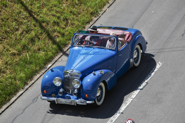 Triumph Roadster (1949) - auf der Rundfahrt bie Kägiswil - Oldtimer in Obwalden (O-iO) 2019