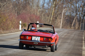 Triumph Spitfire 1500 (1977) - hinten negativer, vorne tendenziell positiver Sturz