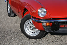 Triumph Spitfire 1500 (1977) - imposanter Radeinschlag