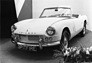 Triumph Spitfire (1962) - an einer Automobilausstellung (© Archiv Automobil Revue) Triumph Spitfire (1962) - an einer Automobilausstellung (© Archiv Automobil Revue)
