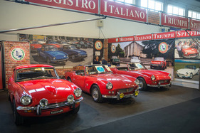 Triumph Spitfire (1963) - auf dem Clubstand - Auto e Moto d'Epoca 2022 Triumph Spitfire (1963) - auf dem Clubstand - Auto e Moto d'Epoca 2022