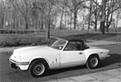 Triumph Spitfire Mark IV (1975) - die Rundumsicht ist auch mit aufgesetztem Faltdach überdurchschnittlich gut