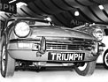 Triumph Spitfire Mk III (1967) - modifizierte Front beim eleganten Roadster - Genfer Autosalon 1967