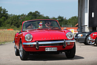 Triumph Spitfire Mk3 (1968) - bei der Abfahrt (3. Youngtimer- und Classictreffen Pratteln am 15. Juli 2018)