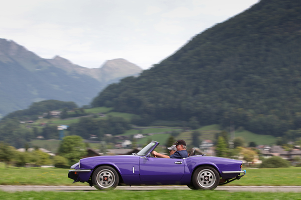 Bild: Triumph Spitfire - der Budget-Roadster freut sich einer treuen Anhängerschaft - British Car Meeting Mollis 2017