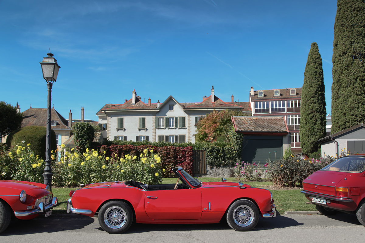 Triumph Spitfire - early version of the low-cost roadster - Swiss Classic British Car Meeting Morges 2017