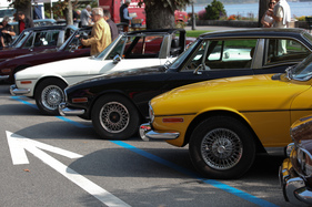 Triumph Stags in allen Farben - Eindrücke vom Swiss Classic British Car Meeting Morges am 4. Oktober 2014 Triumph Stags in allen Farben - Eindrücke vom Swiss Classic British Car Meeting Morges am 4. Oktober 2014