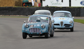 Triumph TR 3 (1956) - im Rennen um die Fordwater Trophy am Goodwood Revival 2013