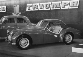 Triumph TR 3 (1956) - in Genf ausgestellte Variante mit Hardtop Triumph TR 3 (1956) - in Genf ausgestellte Variante mit Hardtop