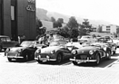 Triumph TR 3 (1959) - am Treffen der FNA (Freunde nostalgischer Autos) im Seedammcenter - vermutlich 1981