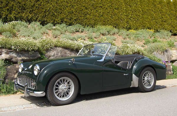 Triumph TR 3A (1959) - angeboten an der Versteigerung der Oldtimer Galerie in Toffen am 26. April 2014
