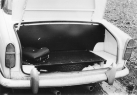 Triumph TR 4 A (1965) - Blick in den Kofferraum