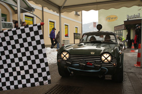 Triumph TR 5 (1968) - an der Aflenzer Winterclassic 2013