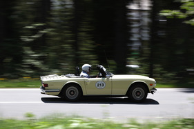 Triumph TR 6 (1971) - Teilnehmer bei der Lenzerheide Motor Classics 2013