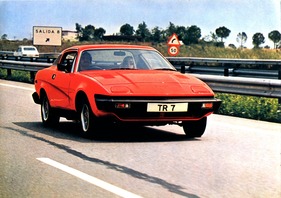 Triumph TR 7 (1978) - ein rechtsgelenkter TR 7 auf der "falschen" Strassenseite