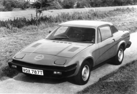 Triumph TR 7 (1980) - das Coupé von schräg vorne gesehen