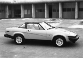 Triumph TR 7 (1981) - das Cabriolet sah auch mit verschlossenem Verdeck gut aus