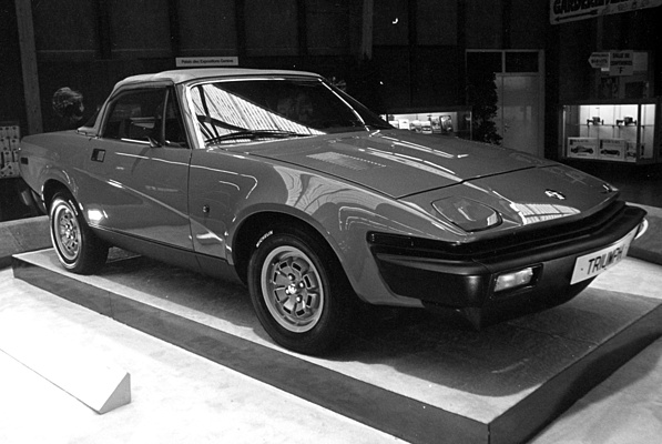 Triumph TR 7 Cabriolet - das TR7-Cabriolet am Genfer Autosalon 1981