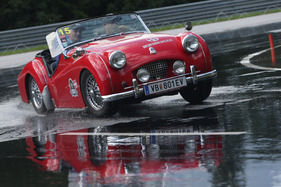 Triumph TR2 (1955) - an der Saalbach Classic 2013