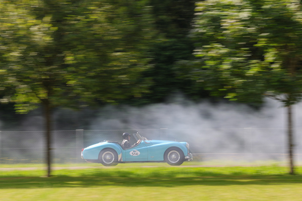 Triumph TR3 (1956) - Startfeld 5 "Vorkriegs- und historische Sportwagen" - Oldtimer GP Brugger Schachen 2024