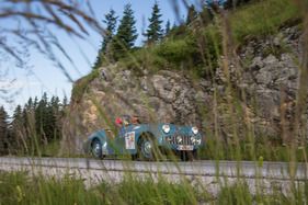 Triumph TR3 (1958) - mit Startnummer 090 an der Ennstal-Classic 2017