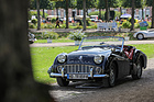 Triumph TR3 (1960) - mit tiefen Türausschnitten und Roadsterverdeck noch etwas für Puristen - 18. ASC-Classic-Gala Schwetzingen 2022