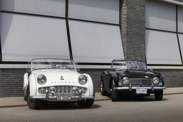 Triumph TR3 (1962) - neben dem direkten Nachfolger TR4 - British Car Meeting Motorworld Kemptthal 2025