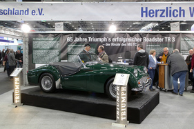 Triumph TR3 A (1958) - der TR3 feiert seinen 65. Geburtstag auf dem Clubstand - Bremen Classic Motorshow 2020
