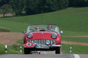 Triumph TR3 A (1959) - am RAID Suisse-Paris 2015 Triumph TR3 A (1959) - am RAID Suisse-Paris 2015