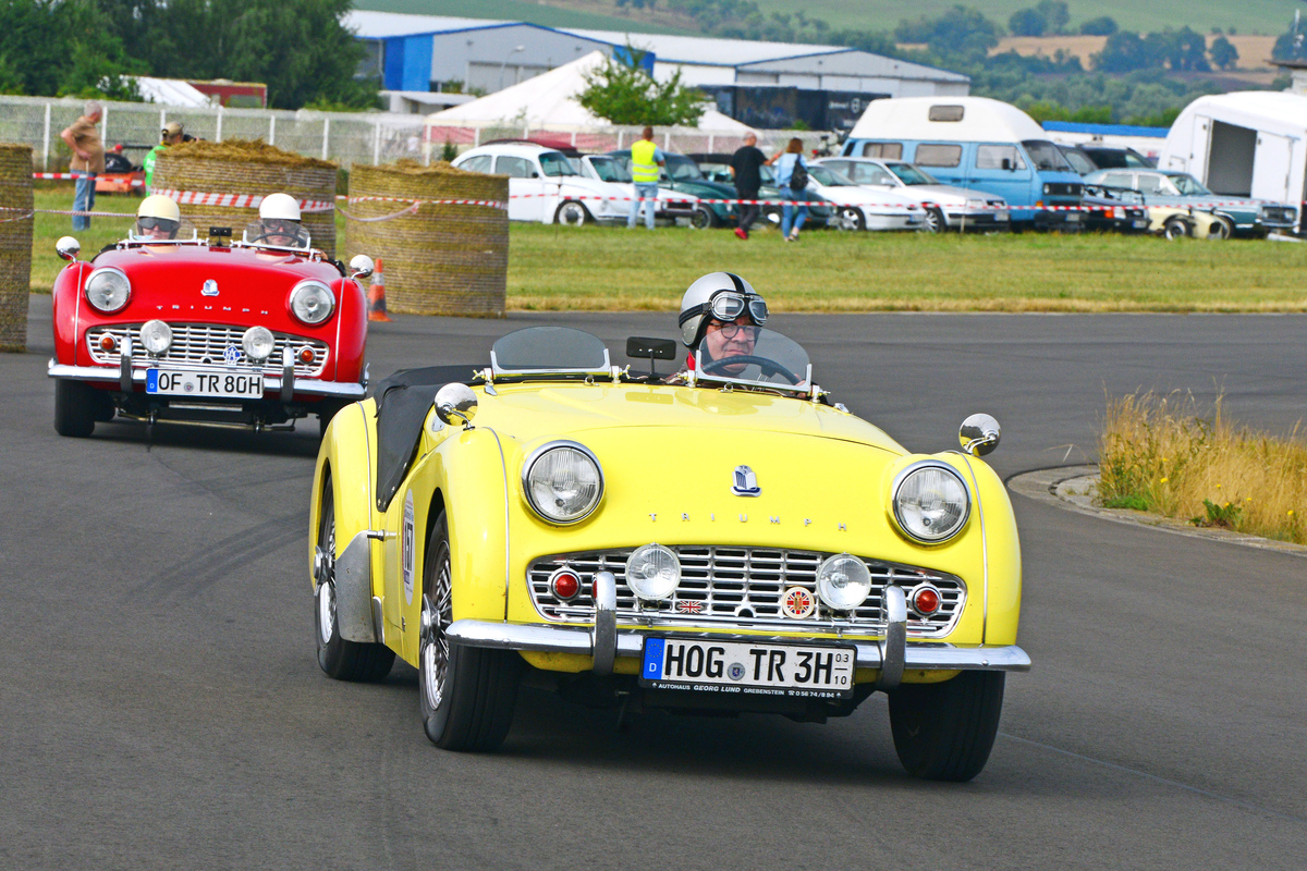 Triumph TR3 A (1959) - beim Classic Motor Weekend 2021 in Obermehler-Schlotheim