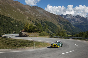 Triumph TR3A (1959) - am Bergrennen Bernina Gran Turismo 2021
