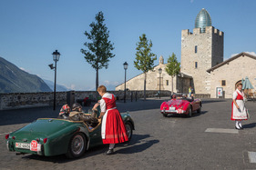 Bild Triumph TR3B (1962) - an der 16. OCC Jungfrau-Rallye 2021