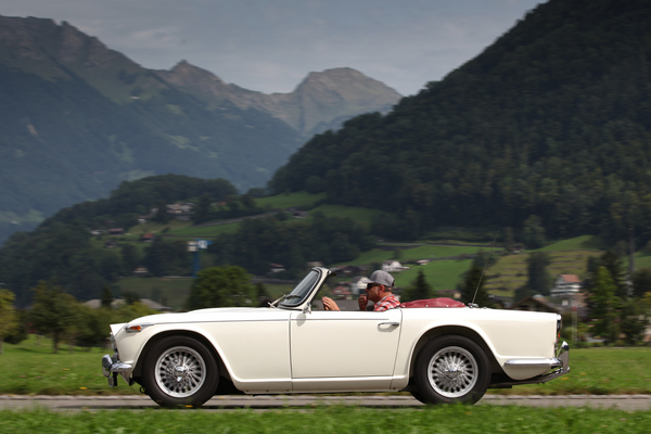 Triumph TR4, immer noch einer der attraktivsten britischen Roadster der Sechzigerjahre - British Car Meeting Mollis 2017