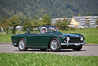 Triumph TR5 mit dem raren Surrey-Top - British Car Meeting in Mollis am 28. August 2016