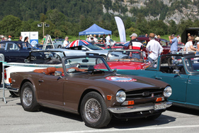 Triumph TR6 (1971) - als Testwagen unterwegs - BCM Mollis 2019