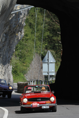 Triumph TR6 (1971) - an der Jungfrau Rallye 2019