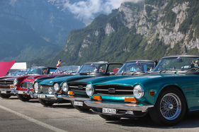 Triumph TR6 (1972) - mit Artgenossen - BCM 2022