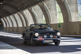 Triumph TR6 (1974) - an der 16. OCC Jungfrau-Rallye 2021