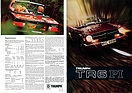 Image: Triumph TR6 PI (1972) - Brochure, colored, English, page 1