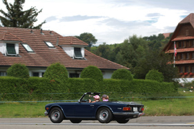 Triumph TR6 PI (1972) - an der OCC Jungfrau Rallye 2020
