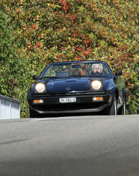 Triumph TR7 Convertible (1982) - auch mit offenen Klappscheinwerfern sieht der TR7 gut aus