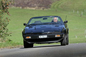 Triumph TR7 Convertible (1982) - die ursprünglich sehr keilförmige Form wirkt beim offenen Wagen harmonischer Triumph TR7 Convertible (1982) - die ursprünglich sehr keilförmige Form wirkt beim offenen Wagen harmonischer