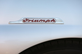 Triumph TRX Prototyp (1949) - Markenschriftzug - 21. Classic-Gala Schwetzingen 2025