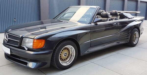 Tuning der Achtziger- und Neunzgerjahre an der Retro Classics - Mercedes-Benz SEC Koenig Specials