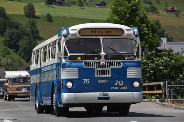 Twin Coach ST 385 DT 18 (1948) - Bus aus den USA - Oldtimer in Obwalden (O-iO) 2019