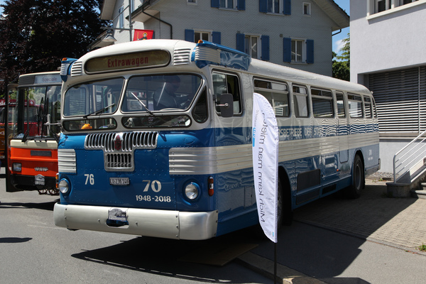 Twin Coach ST 385 DT 18 (1948) - Bus aus den USA - Oldtimer in Obwalden (O-iO) 2019