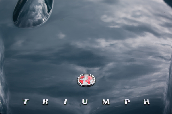 Typenzeichen des Triumph TR5 - British Car Meeting Mollis 2017