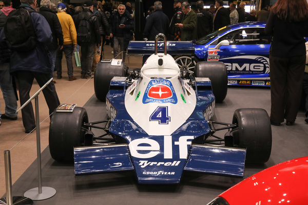 Tyrrell 008 (1978) – gefahren von Patrick Depailler in Monaco – Rétromobile Paris 2025